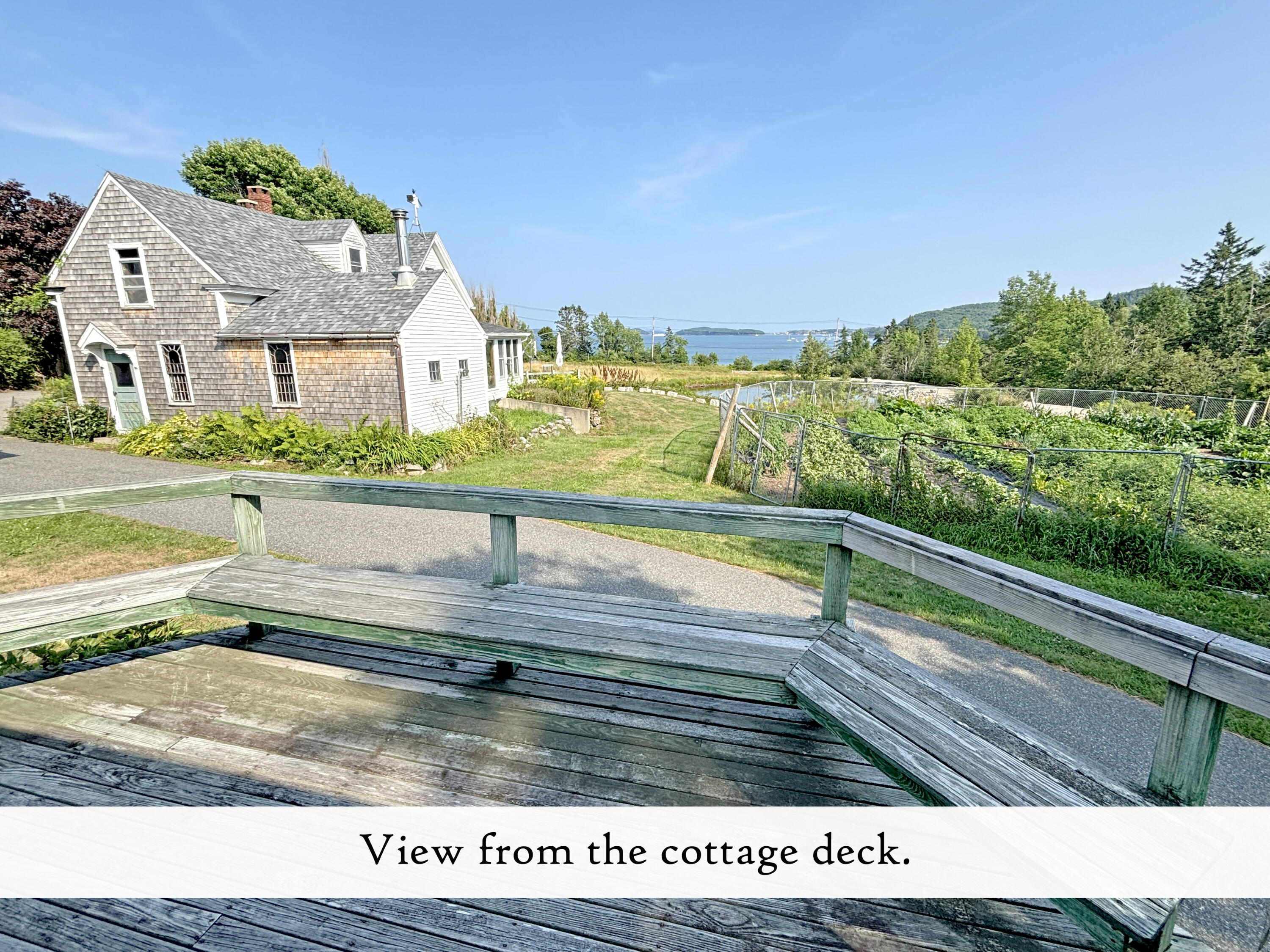 18 Hamor Lane Bar Harbor, ME 04609 - Photo 57 of 103 Cottage Deck View (2), label