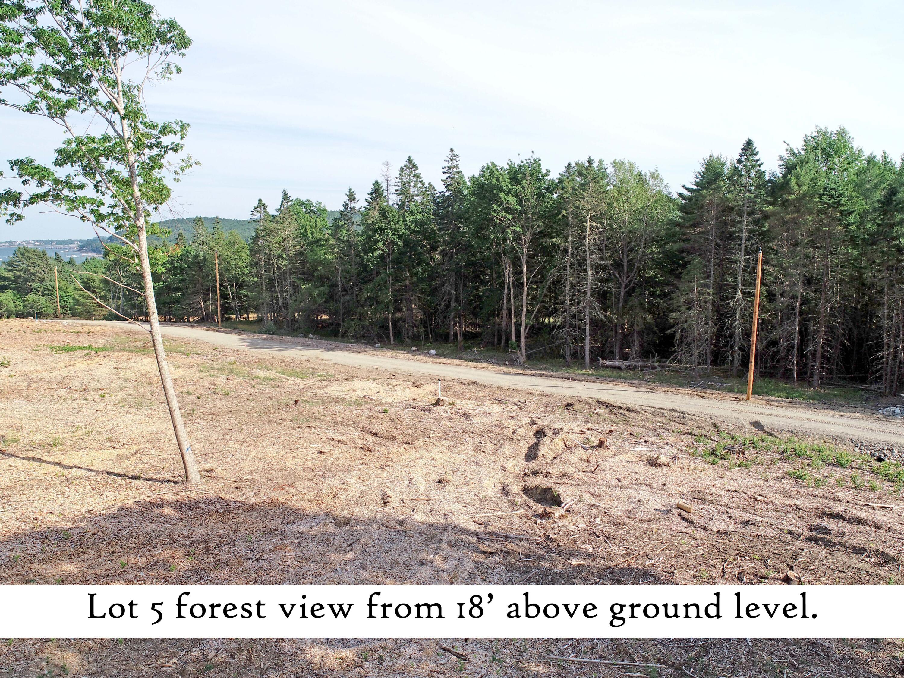 18 Hamor Lane Bar Harbor, ME 04609 - Photo 84 of 103 Lot 5 18' view (2), label