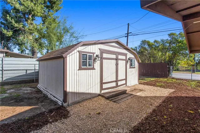 a house with a outdoor space