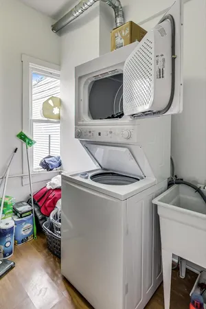 a room with furniture and a window