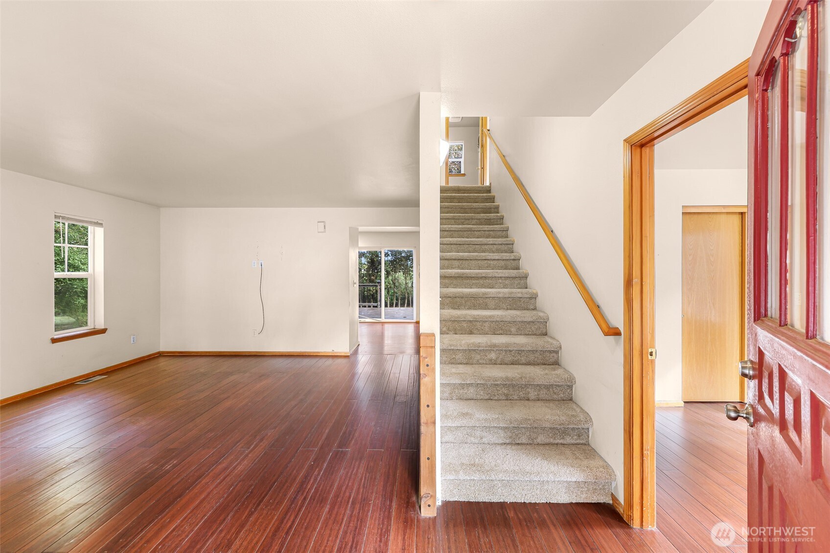 18002 Tualco Road Monroe, WA 98272 - Photo 3 of 39 a view of entryway and hall with wooden floor
