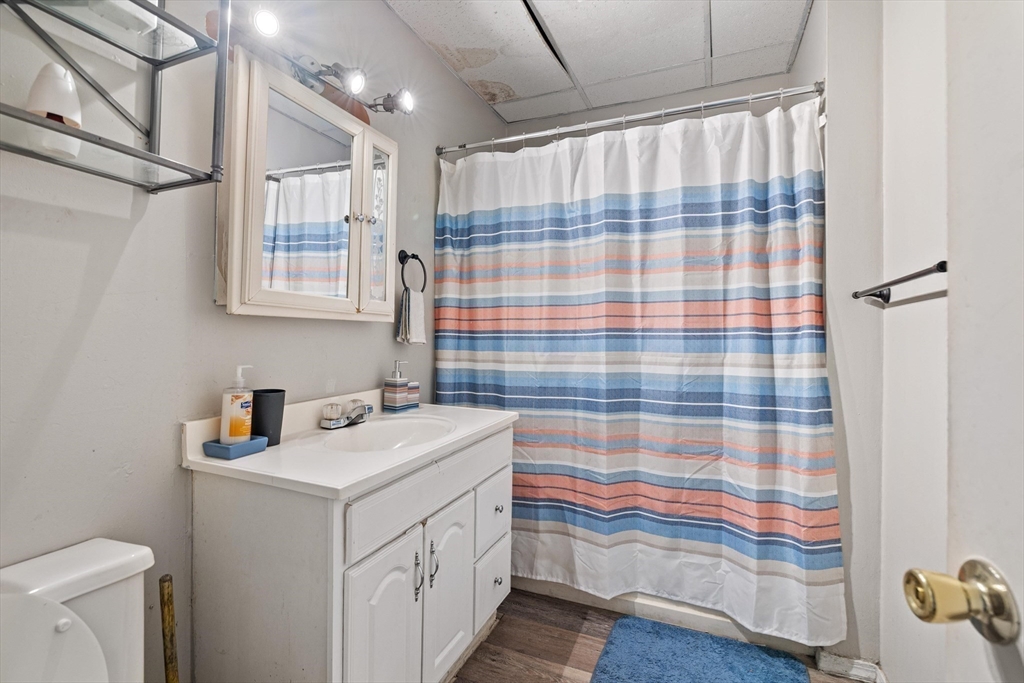 340 Harding Street Worcester, MA 01610 - Photo 21 of 42 a bathroom with a sink a toilet and shower