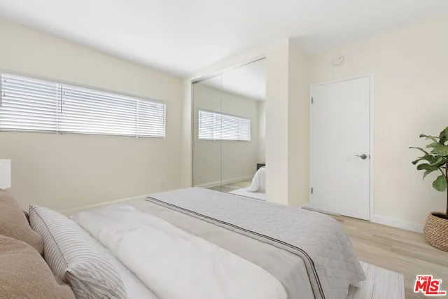 a living room with furniture potted plant and a window