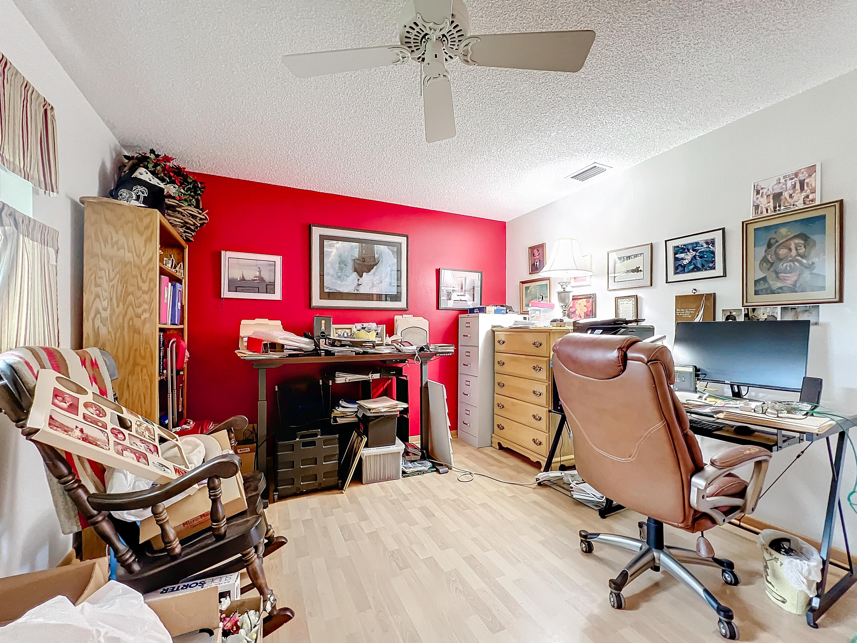 502 Circle East Jupiter, FL 33458 - Photo 42 of 55 a view of a workspace with furniture and a livingroom