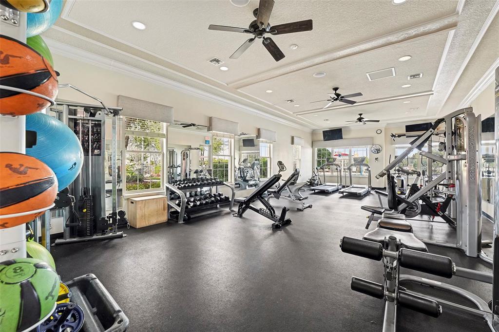 2756 Grandbury Grove Road Lakeland, FL 33811 - Photo 25 of 27 a view of a room with gym equipment