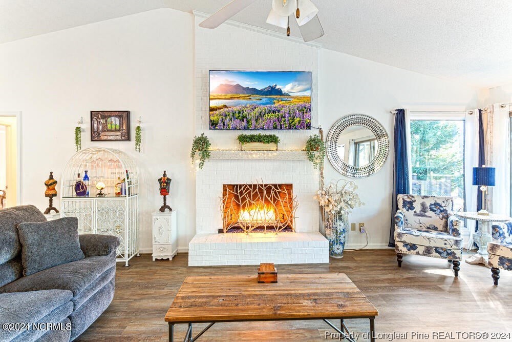 Undisclosed Address West End, NC 27376 - Photo 10 of 49 a living room with furniture a rug and a large window