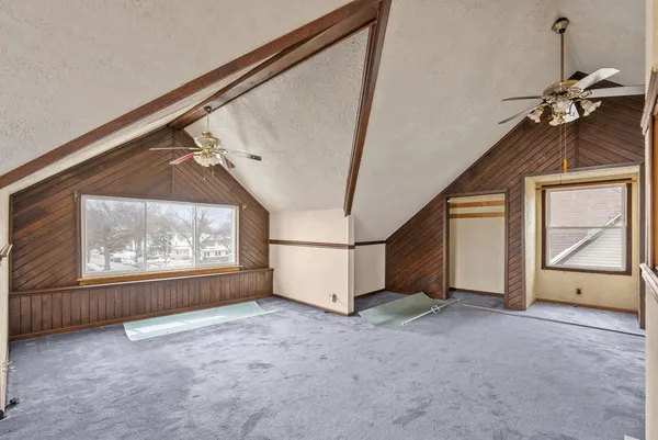 a view of a storage room