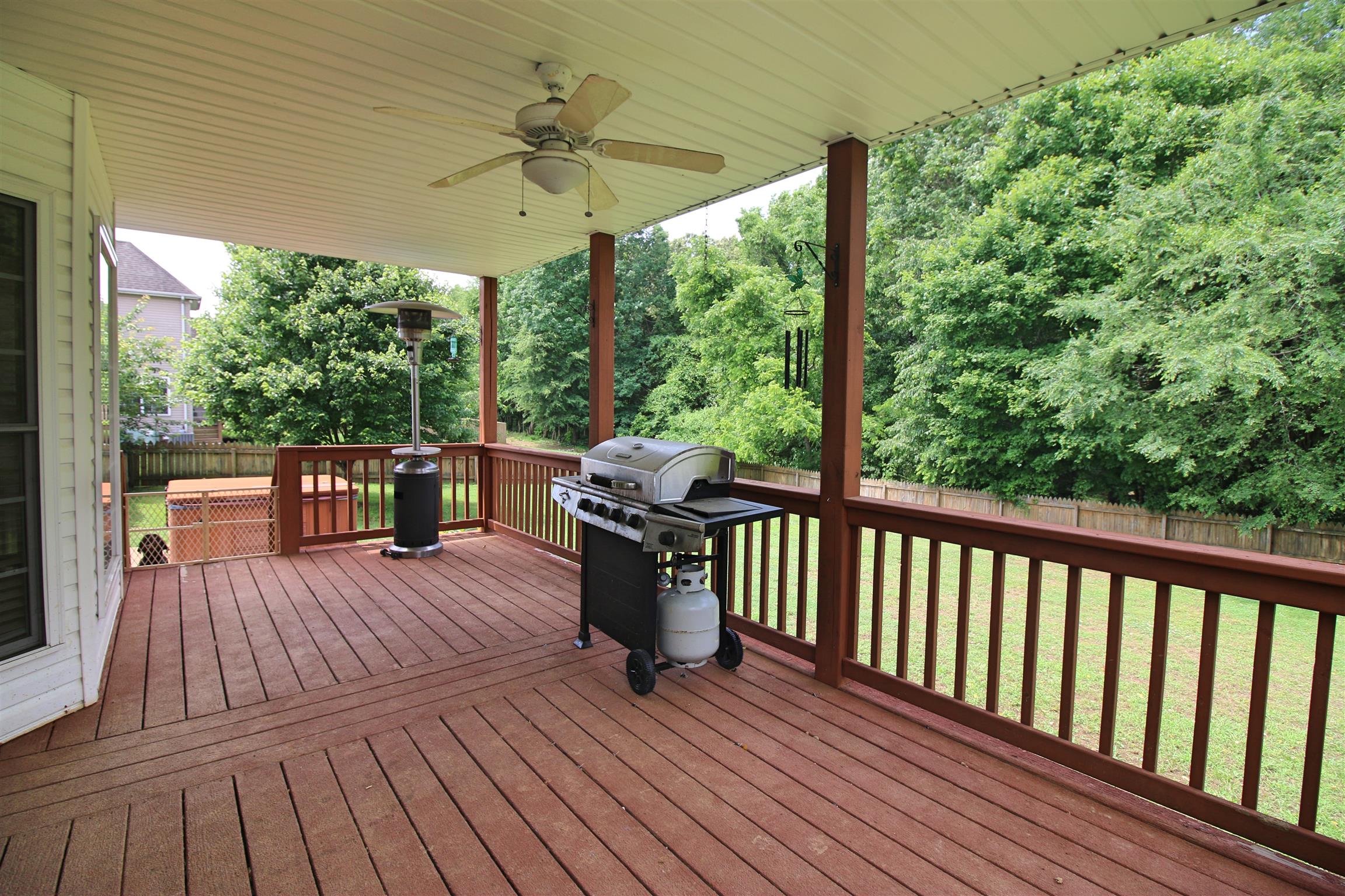 962 South Ridge Trail Clarksville, TN 37043 - Photo 26 of 28 Large Covered Deck, Perfect for Enjoying the Outdoors! Enjoy Watching the Deer Walk Around from here!