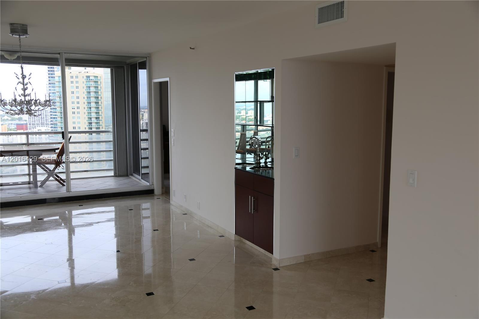 1541 Brickell Avenue, Unit A3101 Miami, FL 33129 - Photo 13 of 32 Balcony Facing City,Two Balconies, shutters, Flow Through Layout