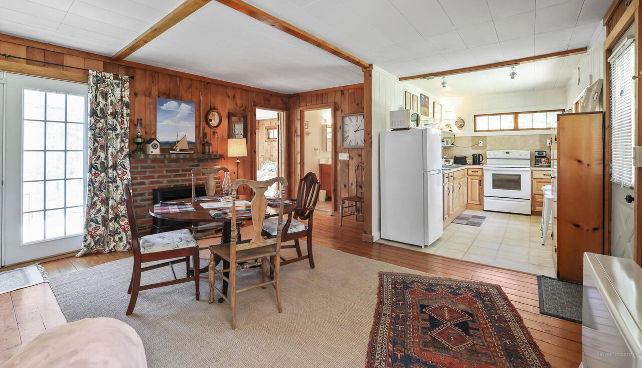 129-133 Pension Ridge Road Boothbay, ME 04537 - Photo 7 of 44 dining room to kitchen