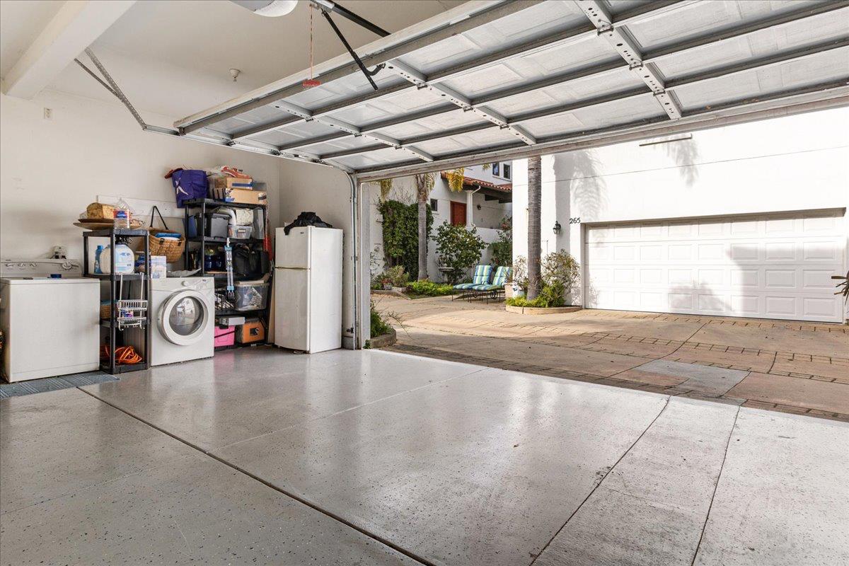 245 Main Street Santa Cruz, CA 95060 - Photo 52 of 54 2 car garage with epoxy flooring