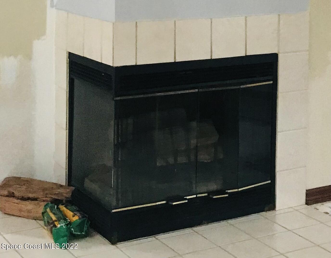 fire place/living area