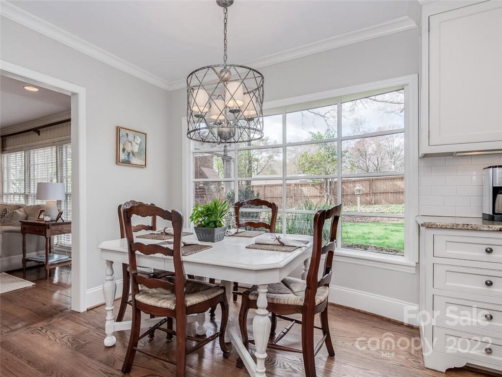 416 Whitestone Road Charlotte, NC 28270 - Photo 14 of 28 a view of a dining room with furniture window and outside view