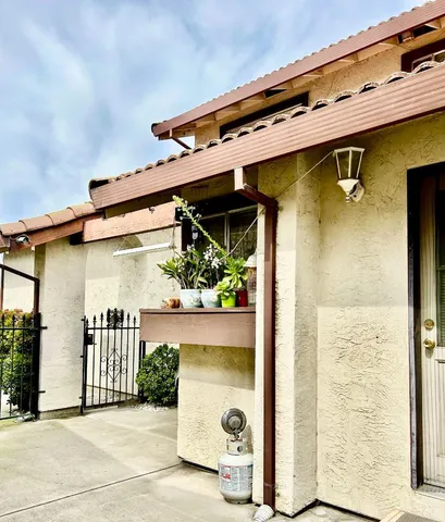 a front view of a house with a garage