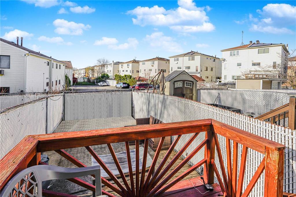 206 Rosedale Avenue Staten Island, NY 10312 - Photo 17 of 19 a view of a balcony with city view