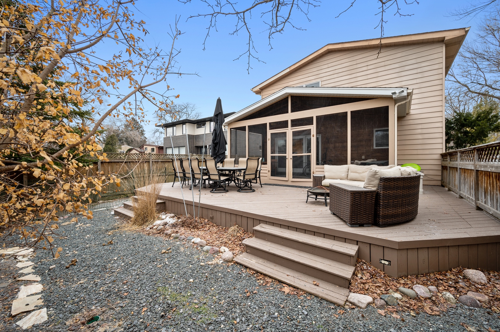 1111 Harms Road Glenview, IL 60025 - Photo 14 of 14 a view of a house with backyard and sitting area