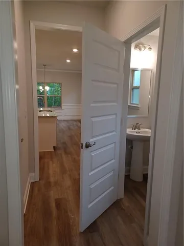 a view of walk in closet