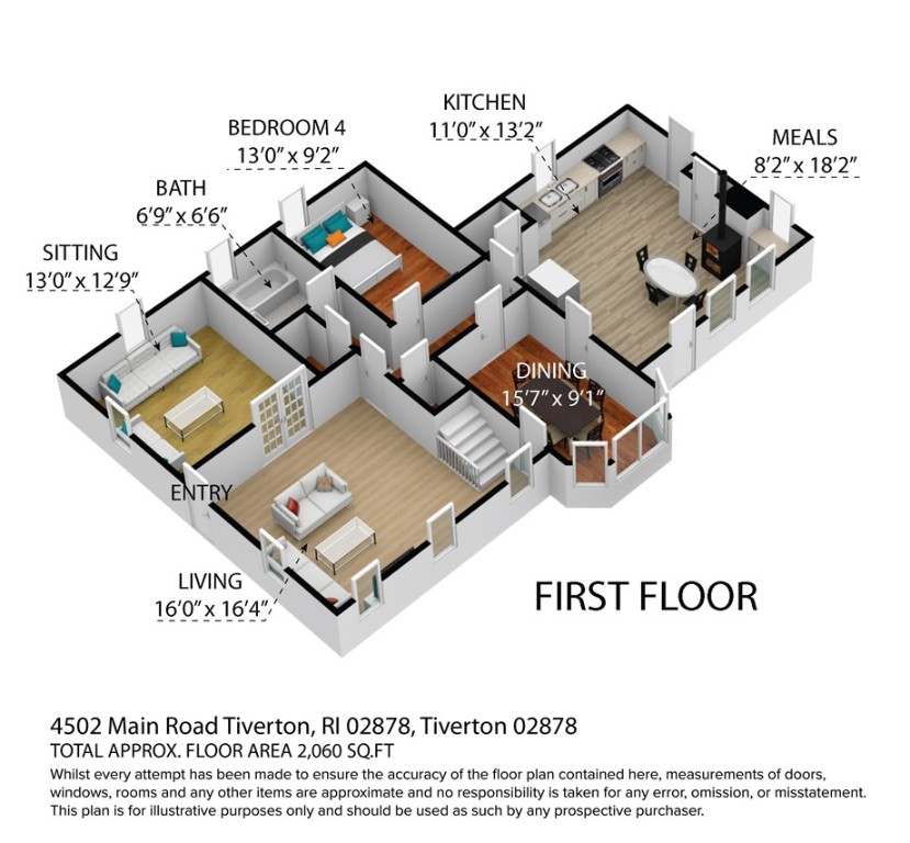 4502 Main Road Tiverton, RI 02878 - Photo 40 of 43 3D First Floor