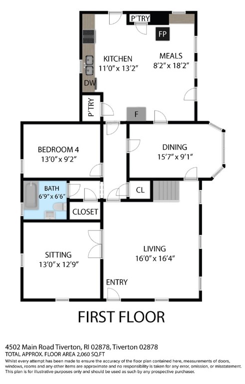 4502 Main Road Tiverton, RI 02878 - Photo 41 of 43 2D First Floor