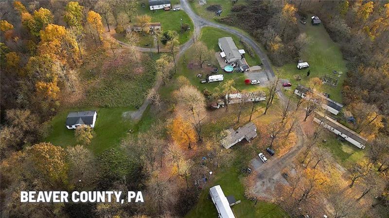 695 Shaffer Road Hookstown, PA 15050 - Photo 24 of 26 an aerial view of a house with a yard