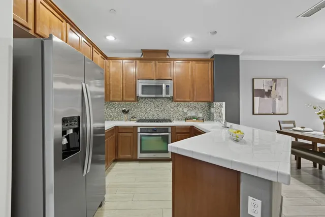a work room with furniture and wooden floor