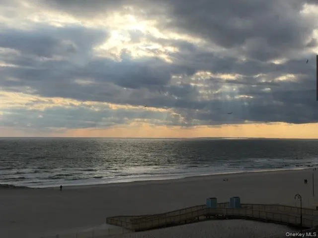 a view of city and ocean