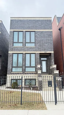 a front view of a building