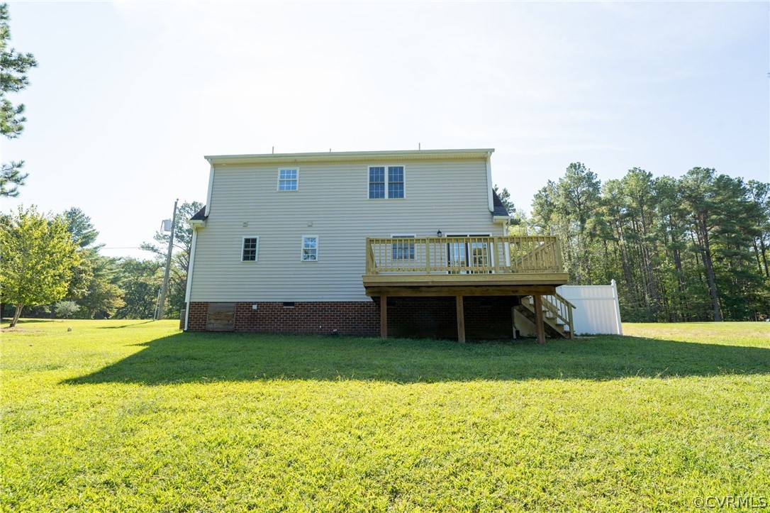 349 Deep Landing Road Tappahannock, VA 22560 - Photo 3 of 28 New deck off Kitchen for outside family dining & t