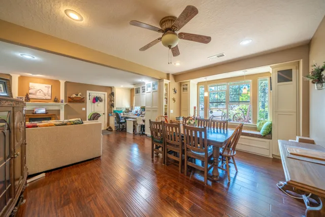 a bathroom with a bathtub a shower and a sink