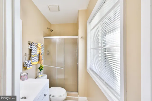 a view of a room with wooden floor and a potted plant