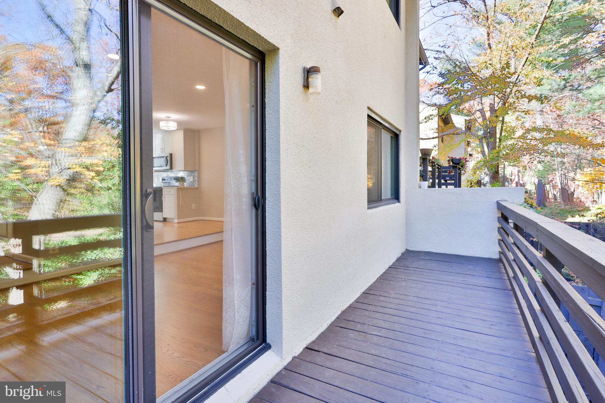 11817 Coopers Court Reston, VA 20191 - Photo 44 of 58 a view of balcony with wooden floor