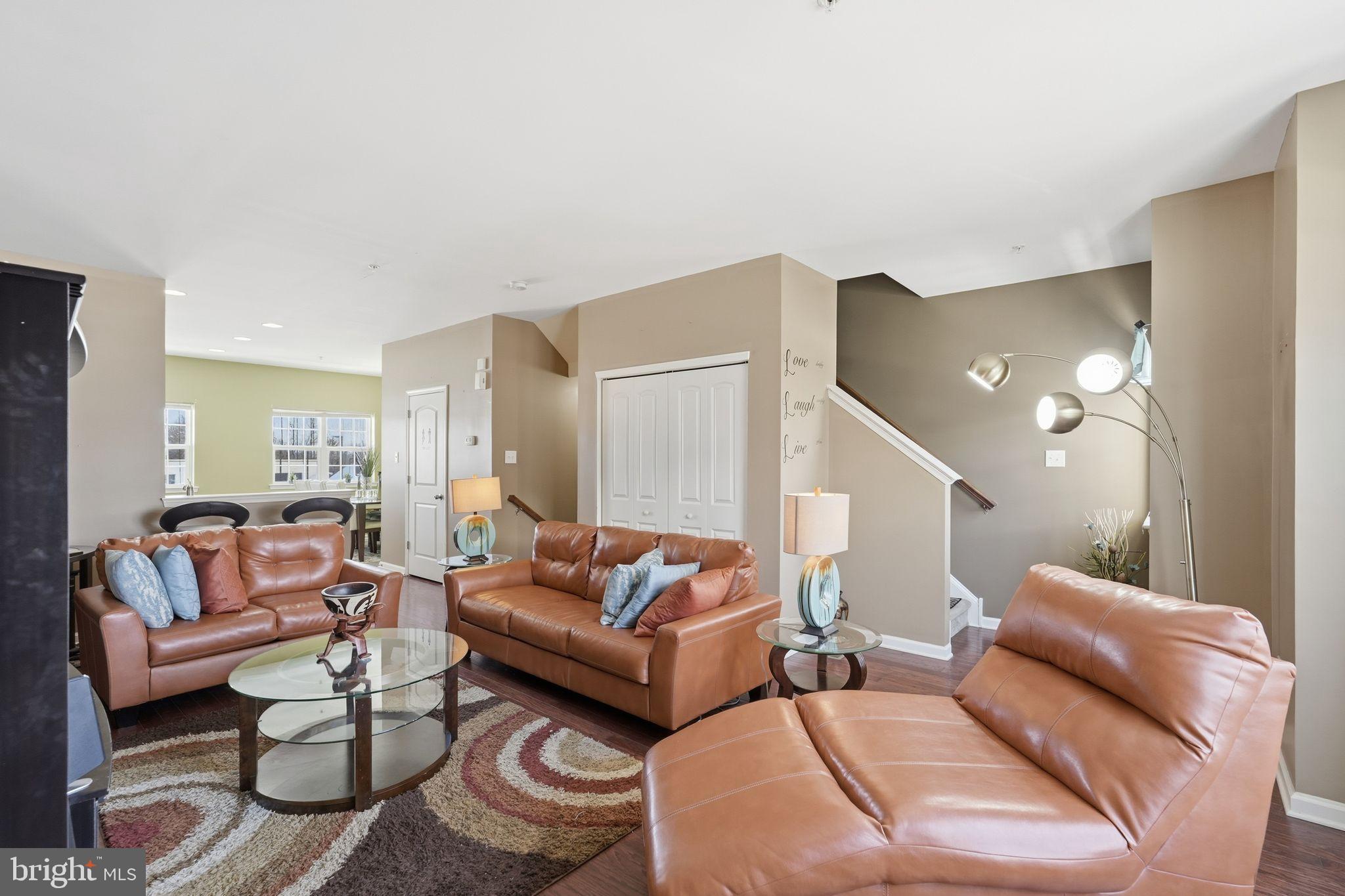 153 Mercer Court Fairless Hills, PA 19030 - Photo 11 of 29 a living room with furniture and wooden floor