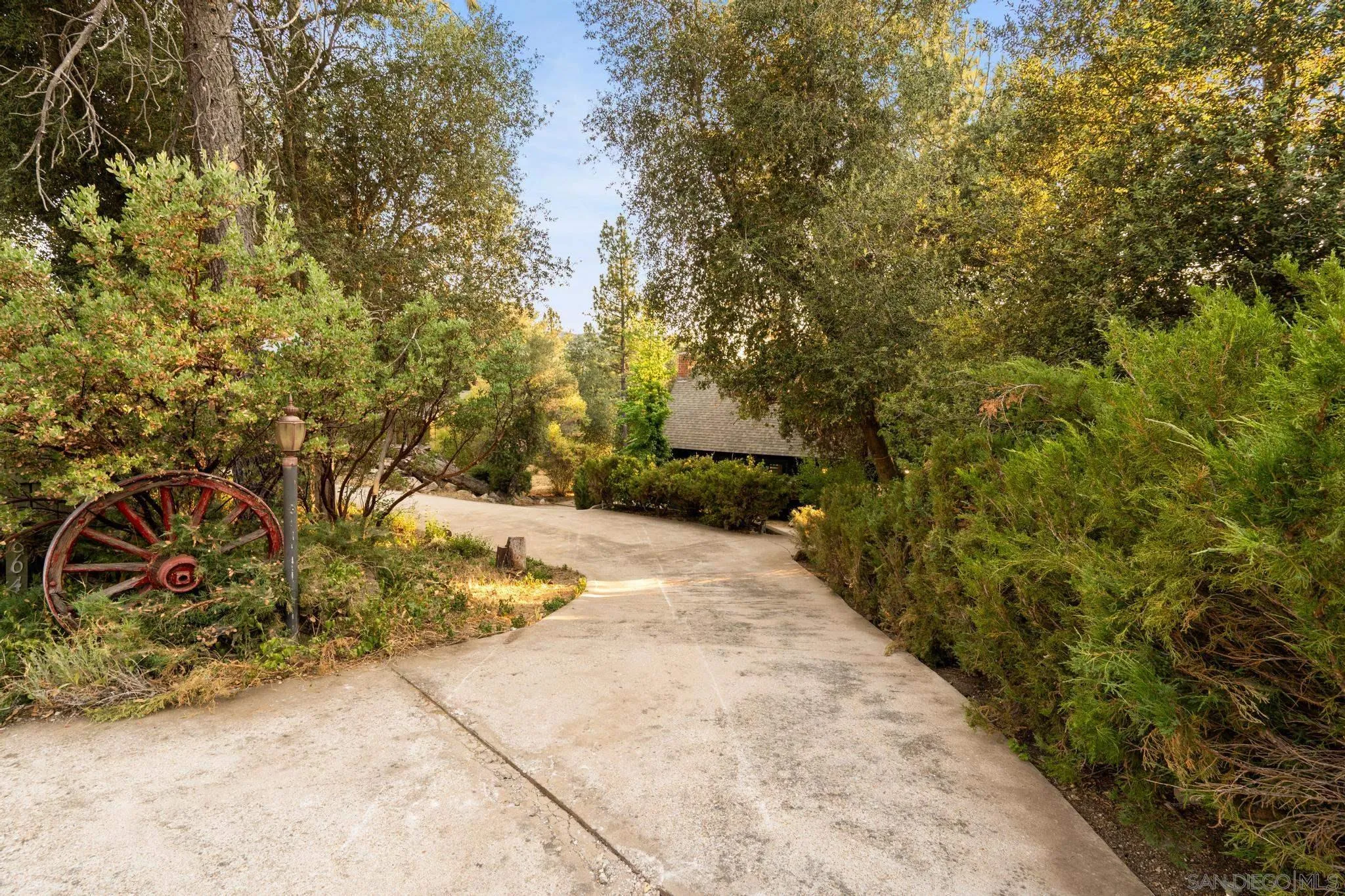 8648 Valley View Trail Pine Valley, CA 91962 - Photo 40 of 50 a view of a pathway both side of house