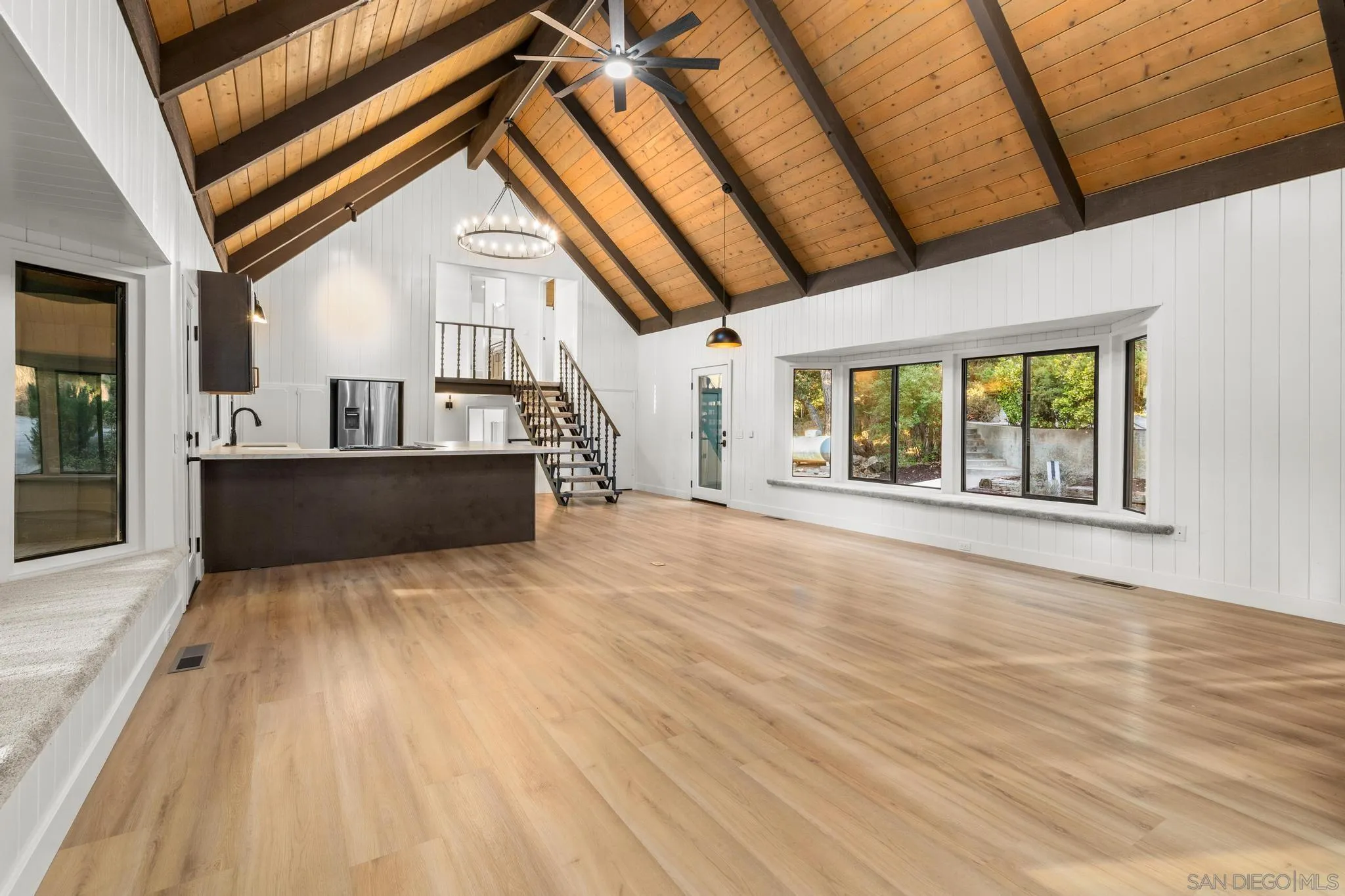 8648 Valley View Trail Pine Valley, CA 91962 - Photo 6 of 50 a view of an empty room with wooden floor and a window