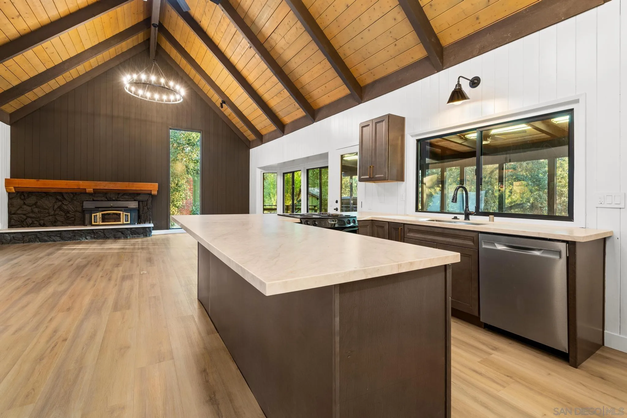 8648 Valley View Trail Pine Valley, CA 91962 - Photo 8 of 50 a kitchen with a stove and a kitchen island
