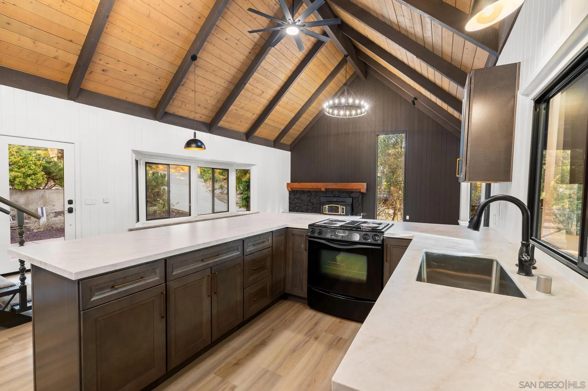 8648 Valley View Trail Pine Valley, CA 91962 - Photo 9 of 50 a kitchen with stainless steel appliances granite countertop a sink stove and cabinets