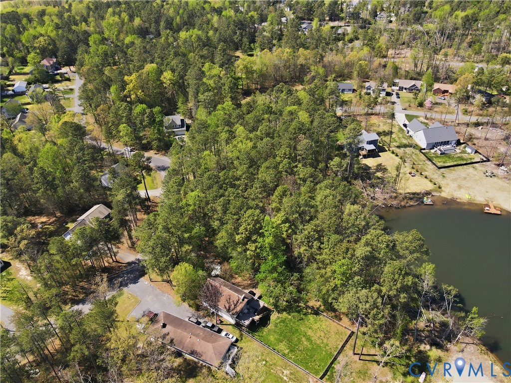 119 American Drive Ruther Glen, VA 22546 - Photo 3 of 11 an aerial view of residential house with outdoor space and lake view