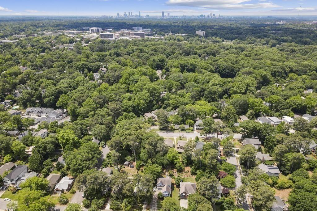 332 Lockwood Terrace Decatur, GA 30030 - Photo 17 of 22 a view of a city with lush green forest