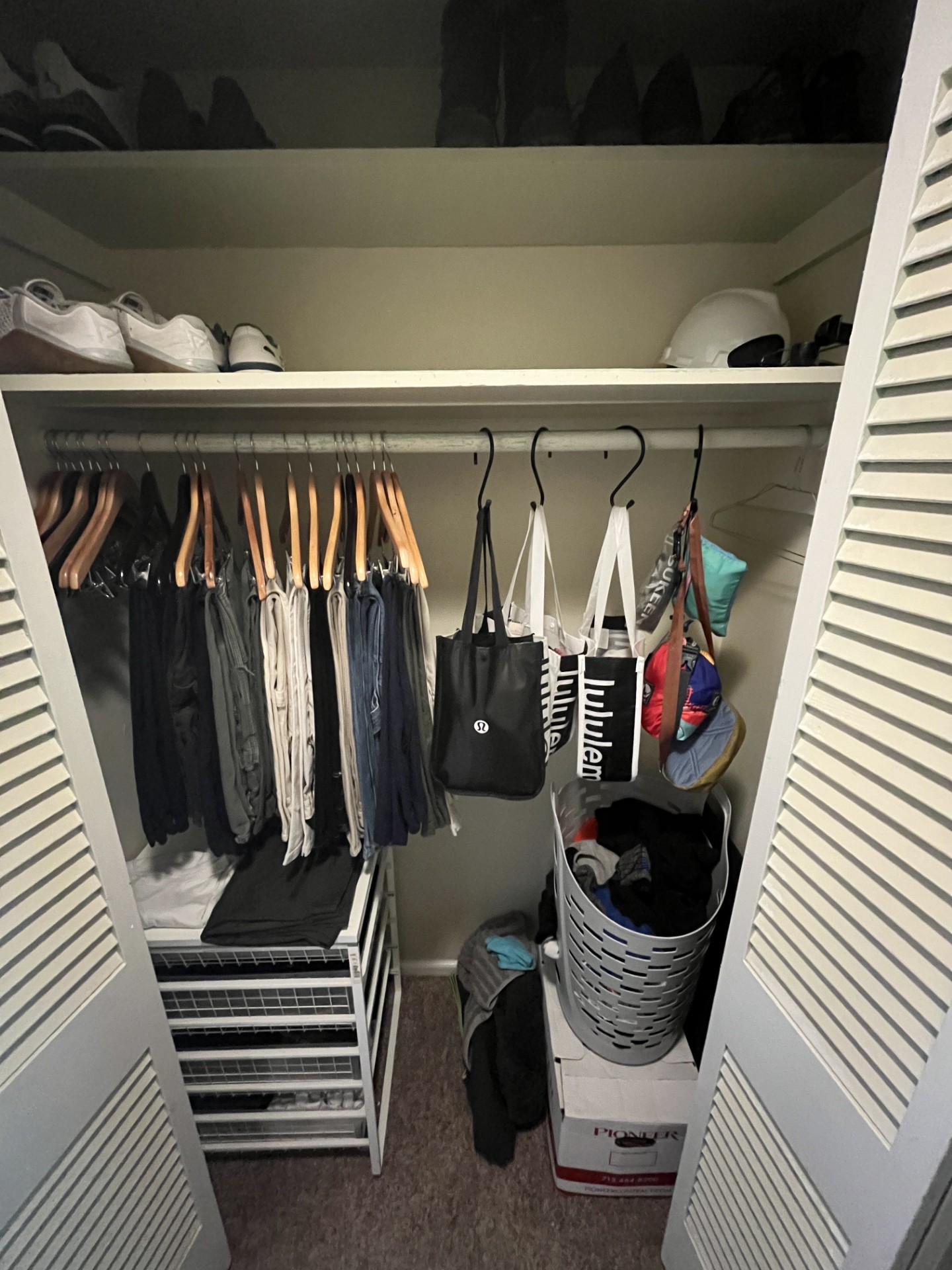 2704 San Pedro Street, Unit 2 Austin, TX 78705 - Photo 13 of 16 a view of walk in closet with clothes and shoes