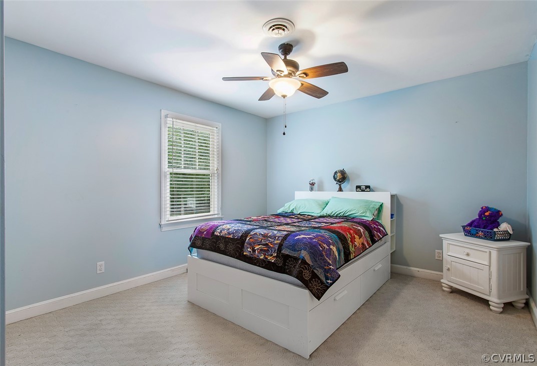 12625 2nd Branch Road Chesterfield, VA 23838 - Photo 34 of 49 4th bedroom carpet and ceiling fan
