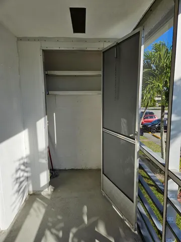 a view of storage and utility room