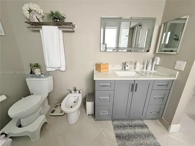 a view of two chairs in a room