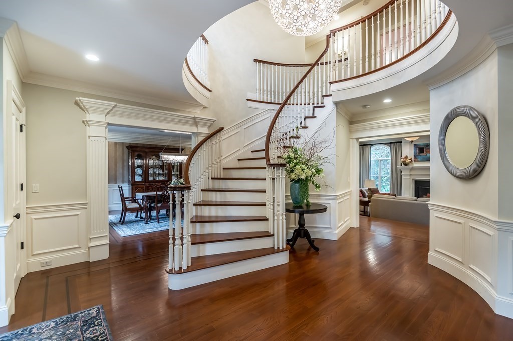 9 Prides Circle Andover, MA 01810 - Photo 5 of 42 a view of entryway and hall with wooden floor