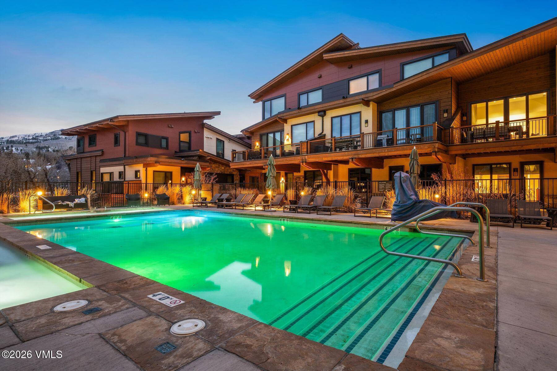 42 Riverfront Lane, Unit 508 Avon, CO 81620 - Photo 41 of 57 One Riverfront pool & hot tubs