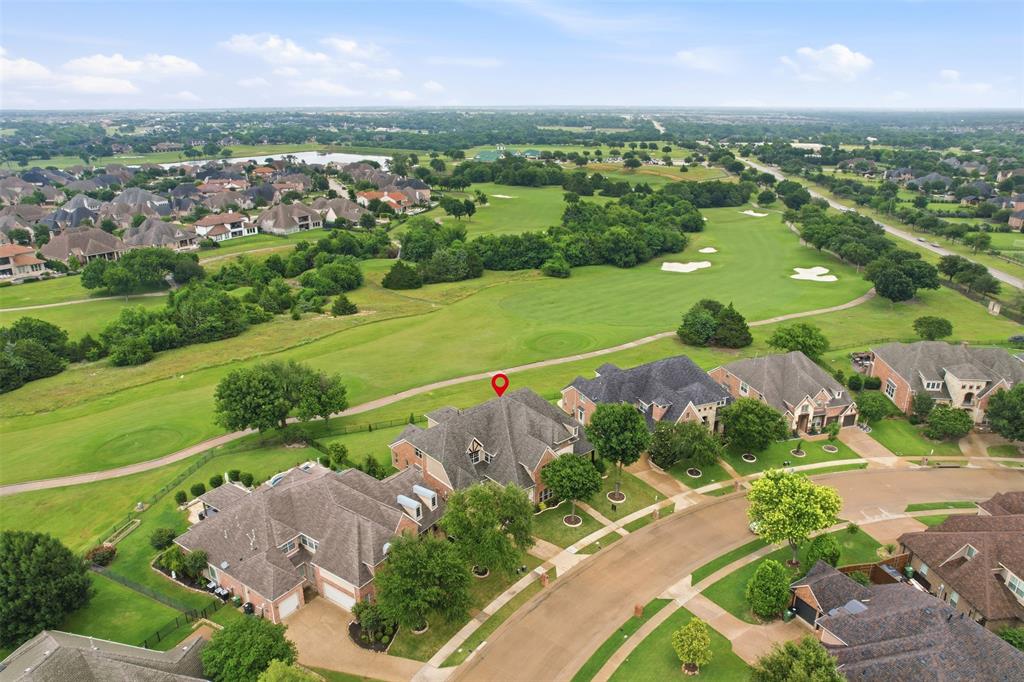 2841 Meadow Ridge Drive Prosper, TX 75078 - Photo 38 of 40 an aerial view of a city with lots of residential buildings ocean and mountain view in back
