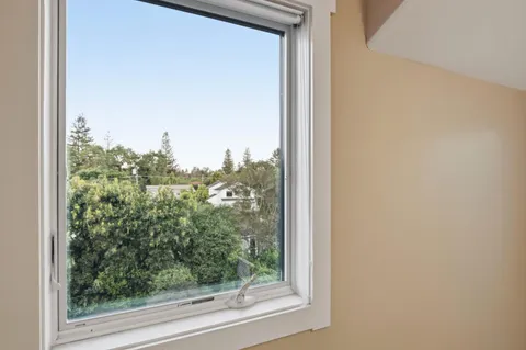 a view of a window in a room