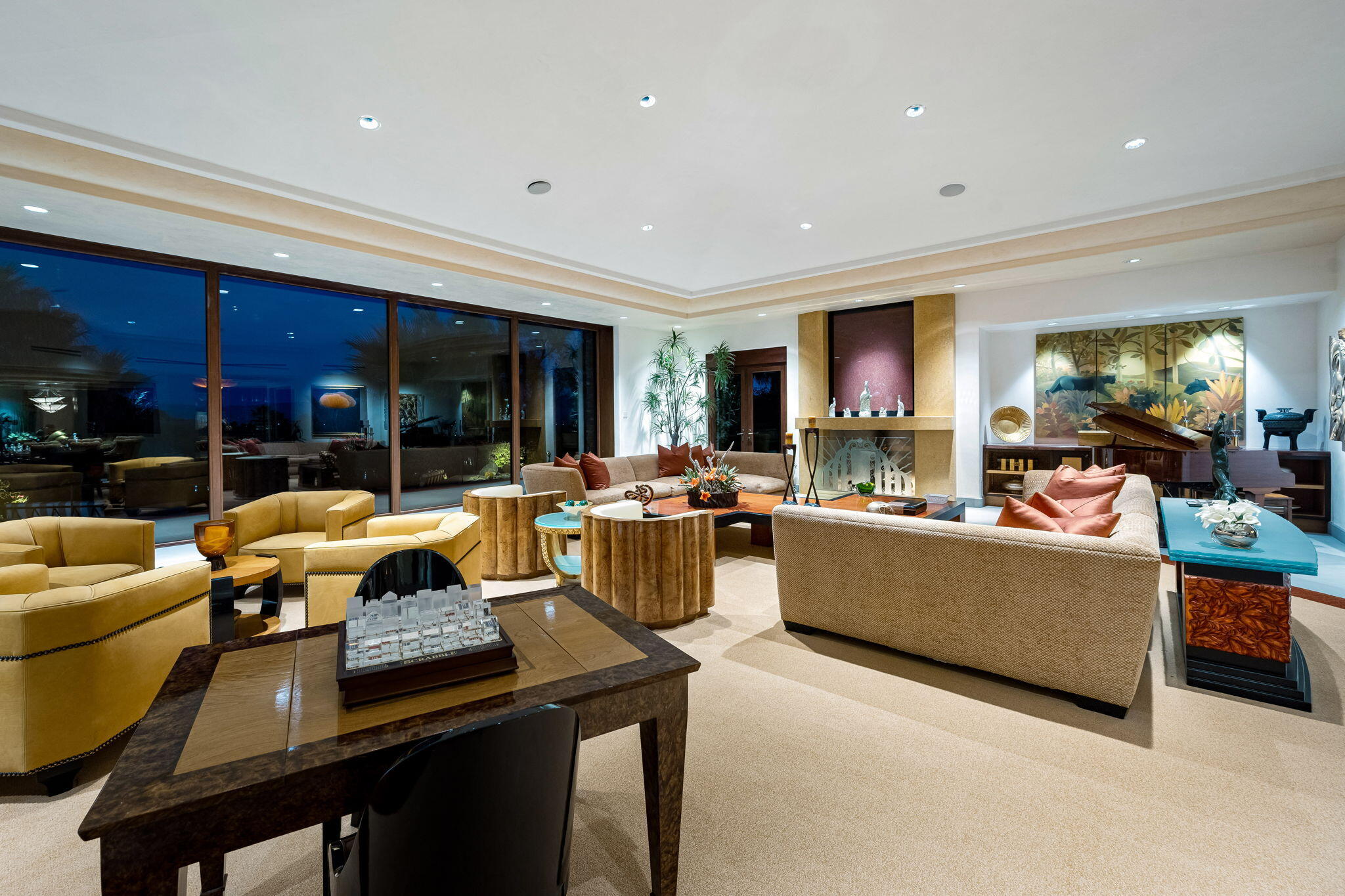100 Lantana View Palm Desert, CA 92260 - Photo 107 of 121 a living room with furniture and a large window