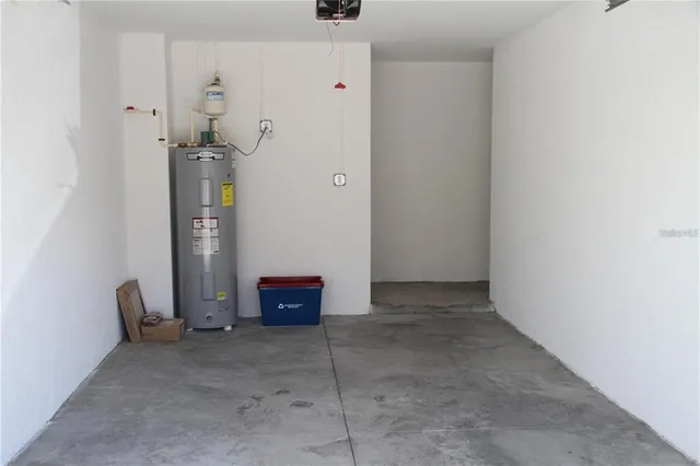 a view of lake with green space