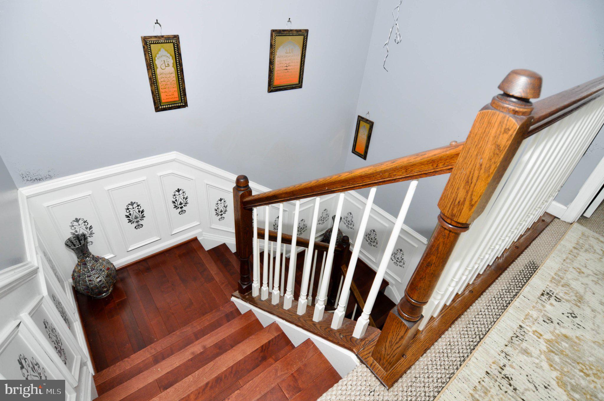 17143 Gibson Mill Road Dumfries, VA 22026 - Photo 35 of 35 Elegant staircase with artistic flair.