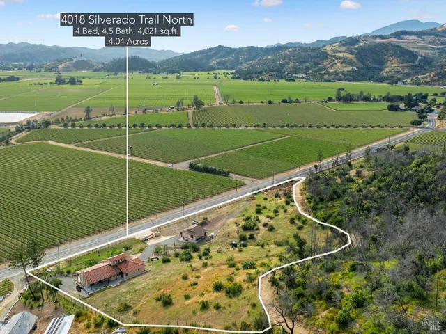 $2,898,000 | 4018 Silverado Trail North, Calistoga, CA 94515
